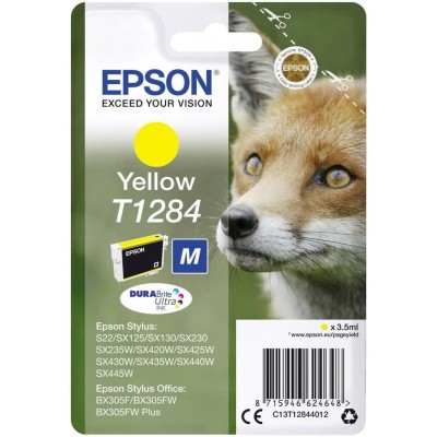 CARTOUCHE EPSON T1284 - JAUNE