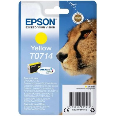 CARTOUCHE EPSON T0714 - JAUNE