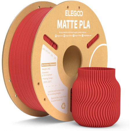 FILAMENT 3D PLA MATTE ELEGOO 1KG