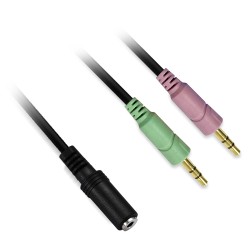 CABLE JACK (F) VERS 2X JACK...