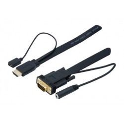 ADAPTATEUR HDMI VERS VGA &...
