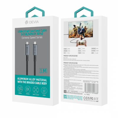 CABLE USB-C 4.0 DEVIA EXTREME SPEED SERIES