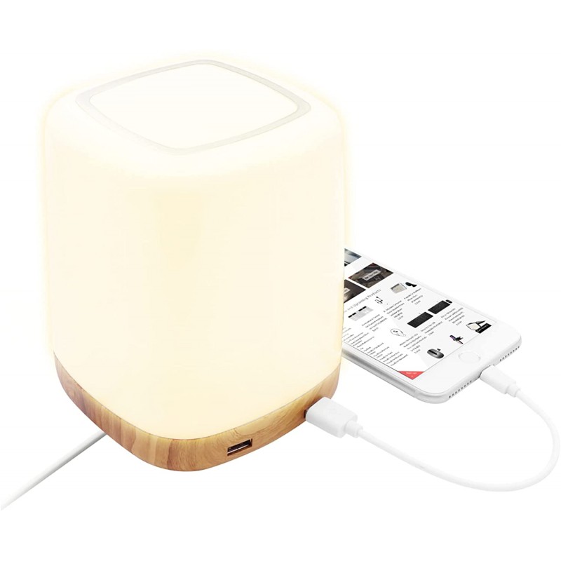 Lampe de chevet LED avec Hub USB MACALLY