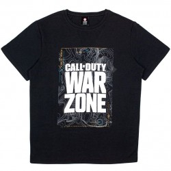 T-SHIRT BLACK MAP SCREEN