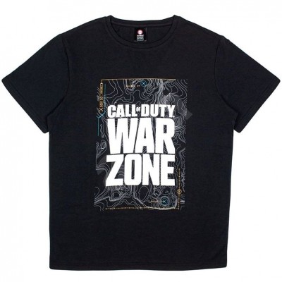 T-SHIRT BLACK MAP SCREEN