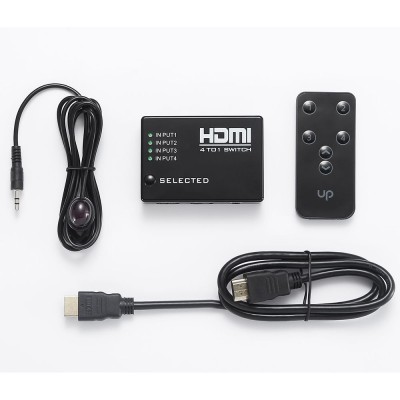 Switch HDMI 4 entrées D2 + Télécommande