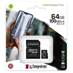 MicroSD 64GO + ADAPTATEUR SD
