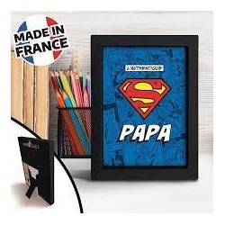 Cadre Kraft Noir SUPERMAN -  L'AUTHENTIQUE "S" PAPA