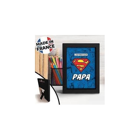 Cadre Kraft Noir SUPERMAN -  L'AUTHENTIQUE "S" PAPA
