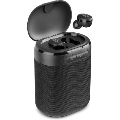Combo enceinte + écouteurs true-wireless LEDWOOD nomade VERSA