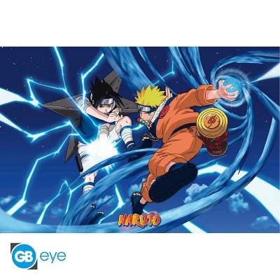Poster NARUTO - "Naruto & Sasuke" roulé filmé (91.5x61)