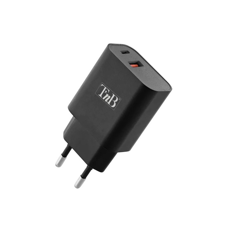 Adaptateur secteur TNB - Version USB-C / USB-A / NOIR