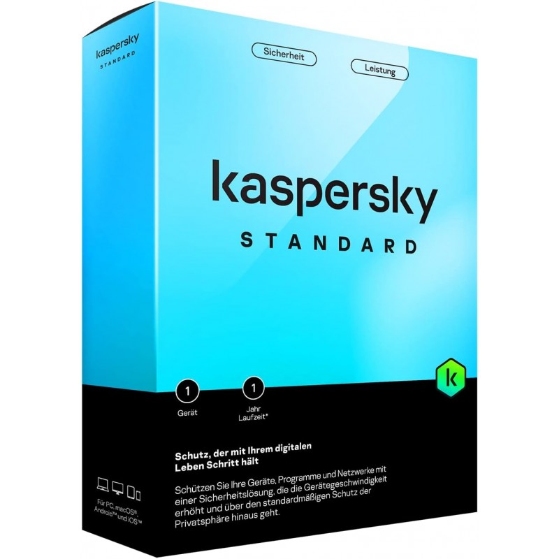 Antivirus Kaspersky STANDARD 1 POSTE / 1 AN