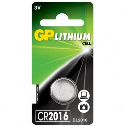 Pile "bouton" LITH GP CR2016