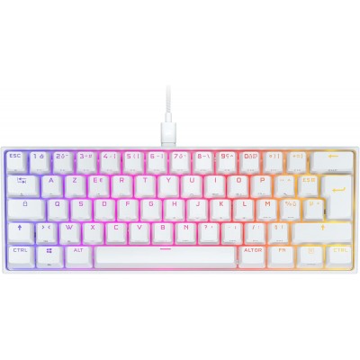 Clavier gaming filaire TKL CORSAIR K65 MINI - BLANC