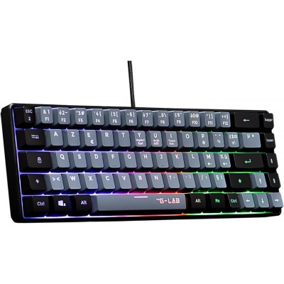 CLAVIER GAMING MEMBRANE THE G-LAB KEYZ HYDROGEN - VERSION FILAIRE
