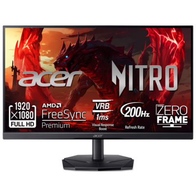 MONITEUR GAMING 24,5" ACER NITRO - KG251QX0biip