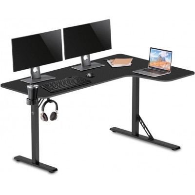 BUREAU GAMING REKT R-DESK 160 L - ANGLE DROIT